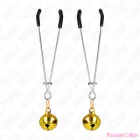 KINK - THIN BELL NIPPLE CLAMPS GOLD 7 CM