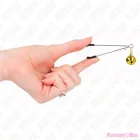 KINK - THIN BELL NIPPLE CLAMPS GOLD 7 CM