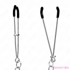 KINK - THIN NIPPLE CLAMPS WITH THICK CHAIN 30 CM