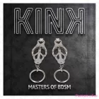 KINK - O-RING JAPANESE CLOVER NIPPLE CLAMPS SILVER