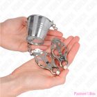 KINK - NIPPLE CLAMPS WITH A BUCKET SILVER