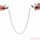 KINK - FLAT CHAIN NIPPLE CLAMPS SILVER 34 CM