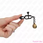 KINK - BELL JAW STYLE NIPPLE CLAMPS BLACK 7 CM