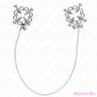 KINK - METAL FLOWER NIPPLE CLAMPS WITH CHAIN