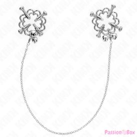 KINK - METAL FLOWER NIPPLE CLAMPS WITH CHAIN