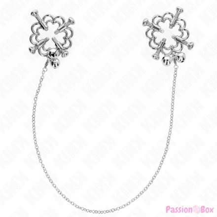 KINK - METAL FLOWER NIPPLE CLAMPS WITH CHAIN