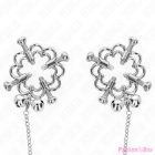 KINK - METAL FLOWER NIPPLE CLAMPS WITH CHAIN