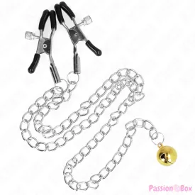 KINK - CHAIN NIPPLE CLAMPS WITH BELL 30 CM
