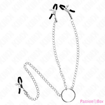KINK - TRIPLE NIPPLE AND CLIT CLAMPS WITH CHAIN MODEL 0