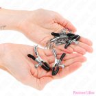 KINK - 4 NIPPLE AND CLIT CLAMPS ADJUSTABLE SILVER