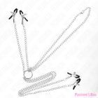 KINK - 4 NIPPLE AND CLIT CLAMPS ADJUSTABLE SILVER