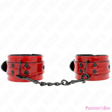 KINK - DARK RED WRIST CUFFS 23 X 5 CM