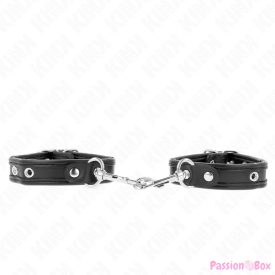   KINK - MINI BLACK WRISTBANDS WITH STUDS ADJUSTABLE 16-22 CM X 2 CM