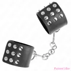 KINK - WRIST RESTRAINTS WITH SNAP FASTEN BLACK ADJUSTABLE 19-24 CM X 5.5 CM