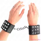 KINK - WRIST RESTRAINTS WITH SNAP FASTEN BLACK ADJUSTABLE 19-24 CM X 5.5 CM