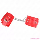 KINK - 3 D-RING WRIST RESTRAINTS ADJUSTABLE RED 17.5-25 CM X 6 CM