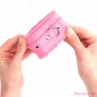 KINK - PREMIUM FUR LINED WRIST RESTRAINTS PINK WITH PINK BELT ADJUSTABLE 17-29 CM X 6 CM