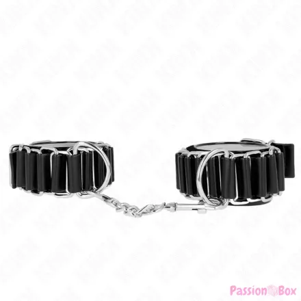 KINK - HINGE-LIKE THIN WRIST RESTRAINTS BLACK ADJUSTRABLE 16-22 CM X 3.5 CM