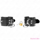 KINK - O-RING LOCKED WRIST RESTRAINTS BLACK ADJUSTABLE 20-28 CM X 5.5 CM