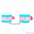 KINK - CUTE WRIST RESTRAINTS BLUE / PINK ADJUSTABLE 16-28 CM X 5 CM