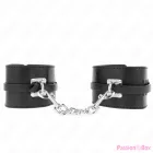 KINK - DELUXE LOCKING WRIST RESTRAINTS BLACK ADJUSTABLE 14.5-21 CM X 6 CM