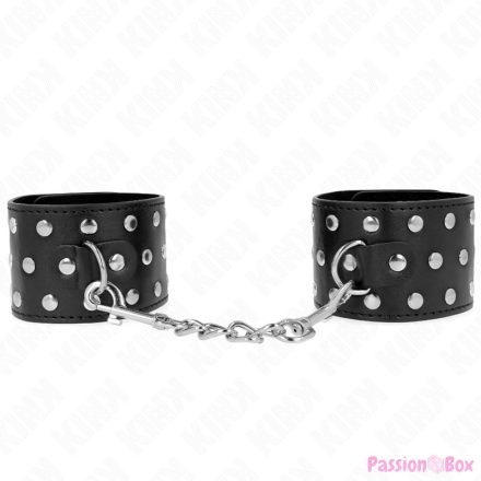 KINK - PUNK WRIST RESTRAINTS ADJUSTABLE 19-24 CM X 5.5 CM