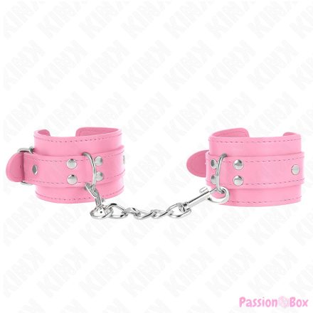 KINK - SIMPLE WRIST RESTRAINTS PINK ADJUSTABLE 20-23 CM X 5.5 CM
