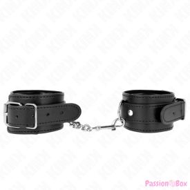 KINK - THIN WRIST RESTRAINTS BLACK ADJUSTABLE 21-33 CM
