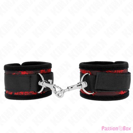KINK - SCANDAL WRIST RESTRAINTS RED-BLACK