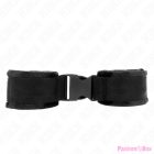 KINK - NYLON BIND HOOK&LOOP WRIST RESTRAINTS RED-BLACK MODEL 1 AJDUSTABLE 25-35 CM X 6 CM