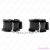 KINK - FURRY LINED WRIST RESTRAINTS BLACK ADJUSTABLE 17-31 CM X 7 CM