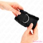 KINK - FURRY LINED WRIST RESTRAINTS BLACK ADJUSTABLE 17-31 CM X 7 CM