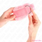 KINK - FURRY LINED WRIST RESTRAINTS PINK ADJUSTABLE 17-31 CM X 7 CM