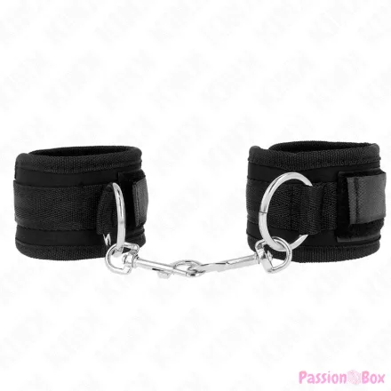 KINK - WRIST RESTRAINTS BLACK ADJUSTABLE 18-35 CM X 6 CM
