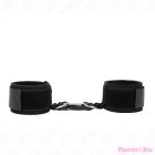 KINK - NEOPRENE HOOK&LOOP FASTENER WRIST RESTRAINTS BLACK ADJUSTABLE 22-34 CM