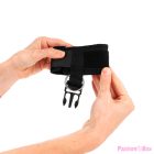 KINK - NEOPRENE HOOK&LOOP FASTENER WRIST RESTRAINTS BLACK ADJUSTABLE 22-34 CM
