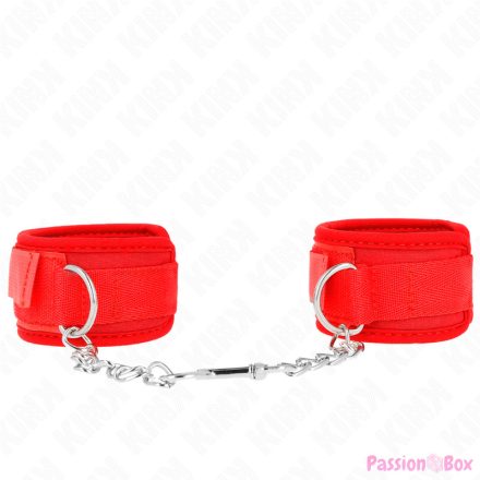 KINK - NEOPRENE WRIST RESTRAINTS RED 42 X 5 CM