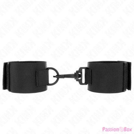 KINK - NYLON WRIST RESTRAINTS BLACK