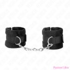 KINK - BEGINNER FUR HAND CUFFS BLACK 30 X 7 CM