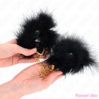 KINK - FEATHER HAND CUFFS WITH GOLD CHAIN MODEL 0