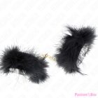 KINK - FEATHER HAND CUFFS WITH GOLD CHAIN MODEL 0