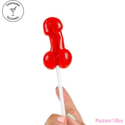 SECRETPLAY - COCK LOLLIPOP WITH ALCOHOL STRAWBERRY DAIQUIRI