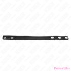 KINK - LEATHER PENIS RING WITH PRESSURE CLOSURE 21.5 X 1.5 CM