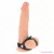 KINK - ADJUSTABLE LEATHER PENIS RING AND BALL DIVIDER STRAP