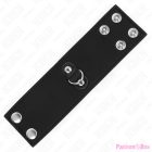 KINK - LEATHER PENIS RING WITH PRESSURE CLOSURE 18 X 5 CM