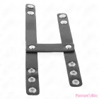 KINK - ADJUSTABLE DOUBLE LEATHER PENIS RING