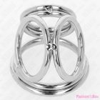 KINK - TRIPLE CHROME METAL PENIS RING 3.8 CM TO 5 CM MODEL 1