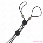 KINK - BLACK DETAIL NIPPLE CLAMPS WITH BLACK ELASTIC