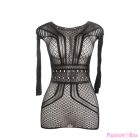 SUBBLIME - 951931 SHORT FISHNET DRESS WITH BARE BACK ONE SIZE