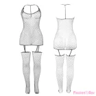 SUBBLIME - 951955 SHINY FISHNET BODYSTOCKING ONE SIZE